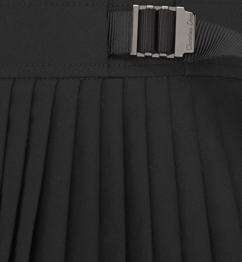 Pleated Miniskirt