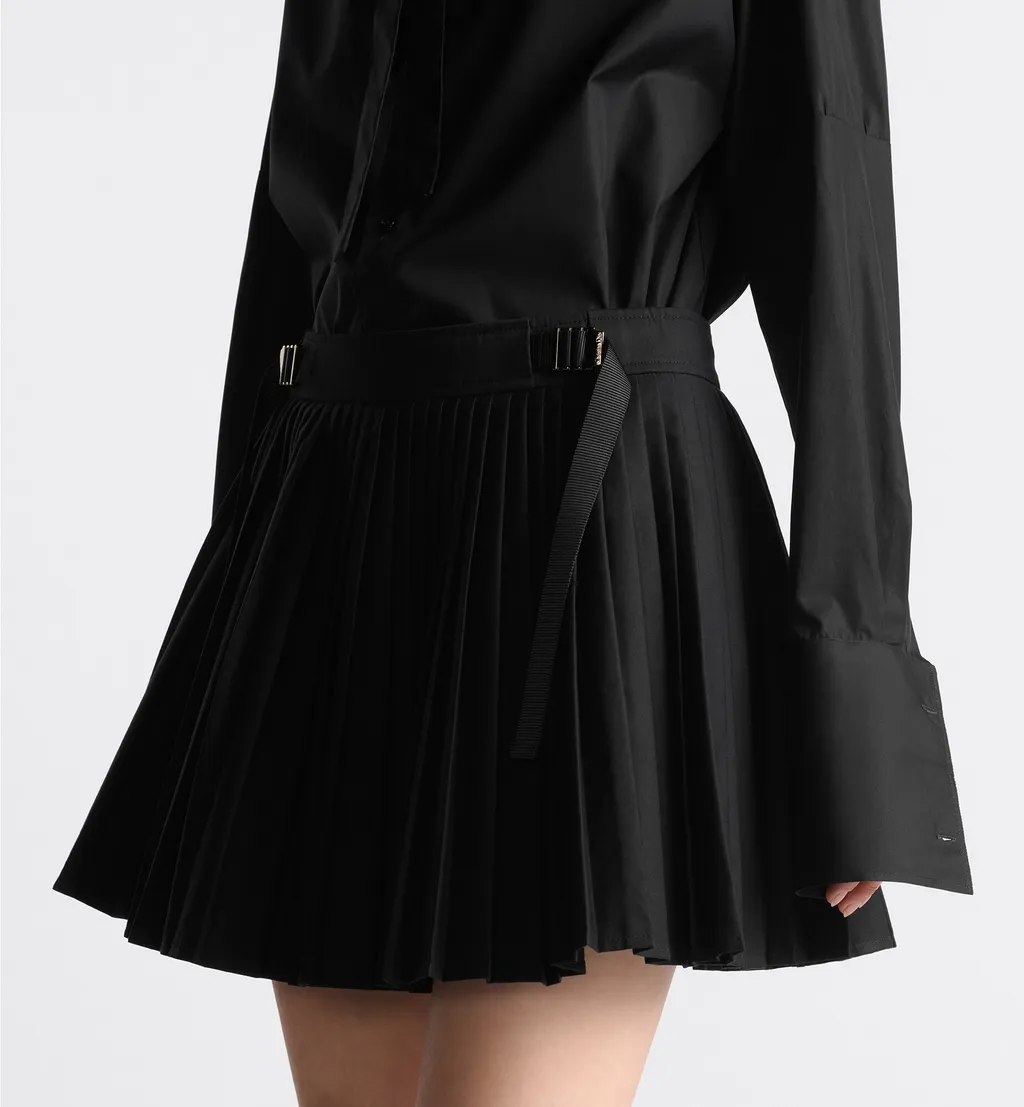 Pleated Miniskirt