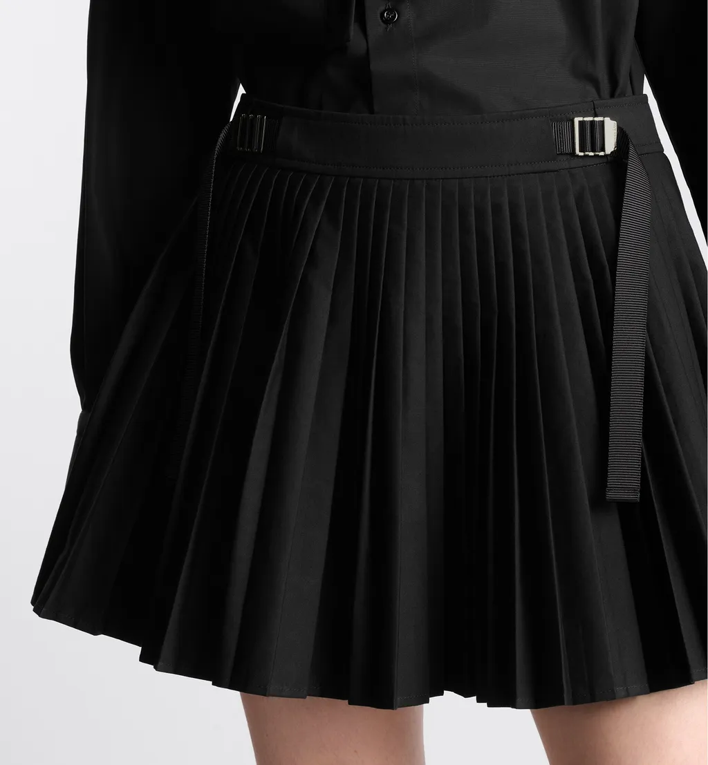 Pleated Miniskirt