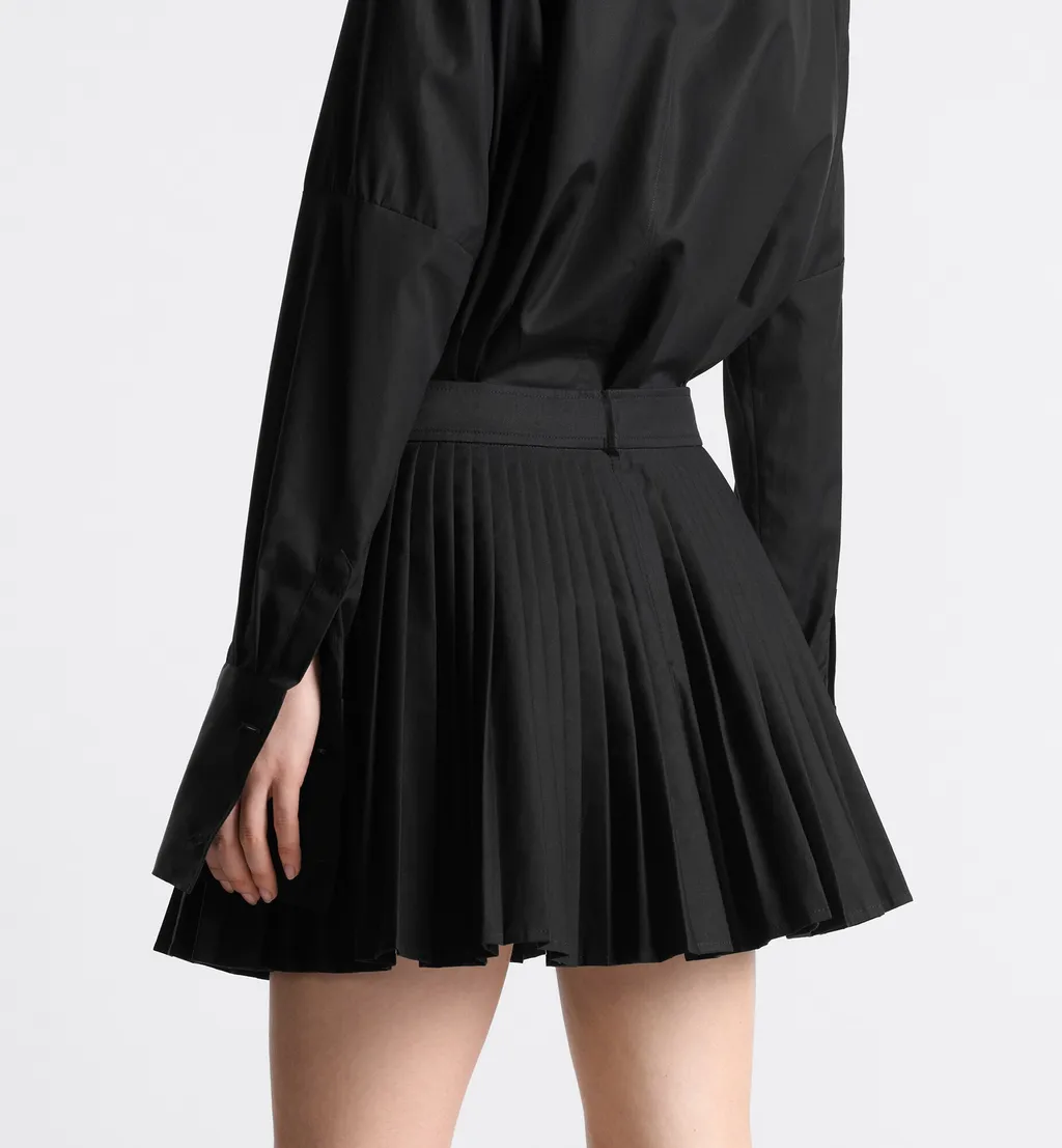 Pleated Miniskirt