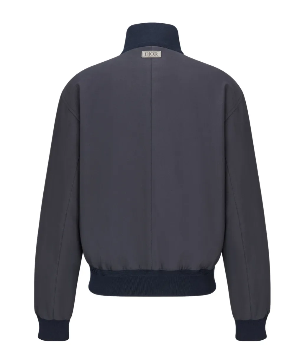 Buttoned High Neck Jacket