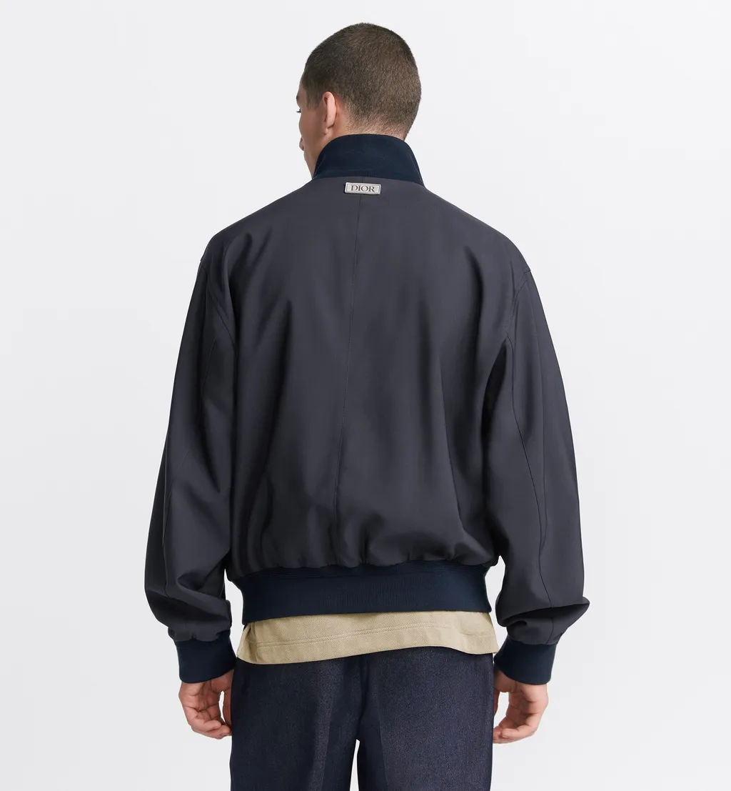 Buttoned High Neck Jacket
