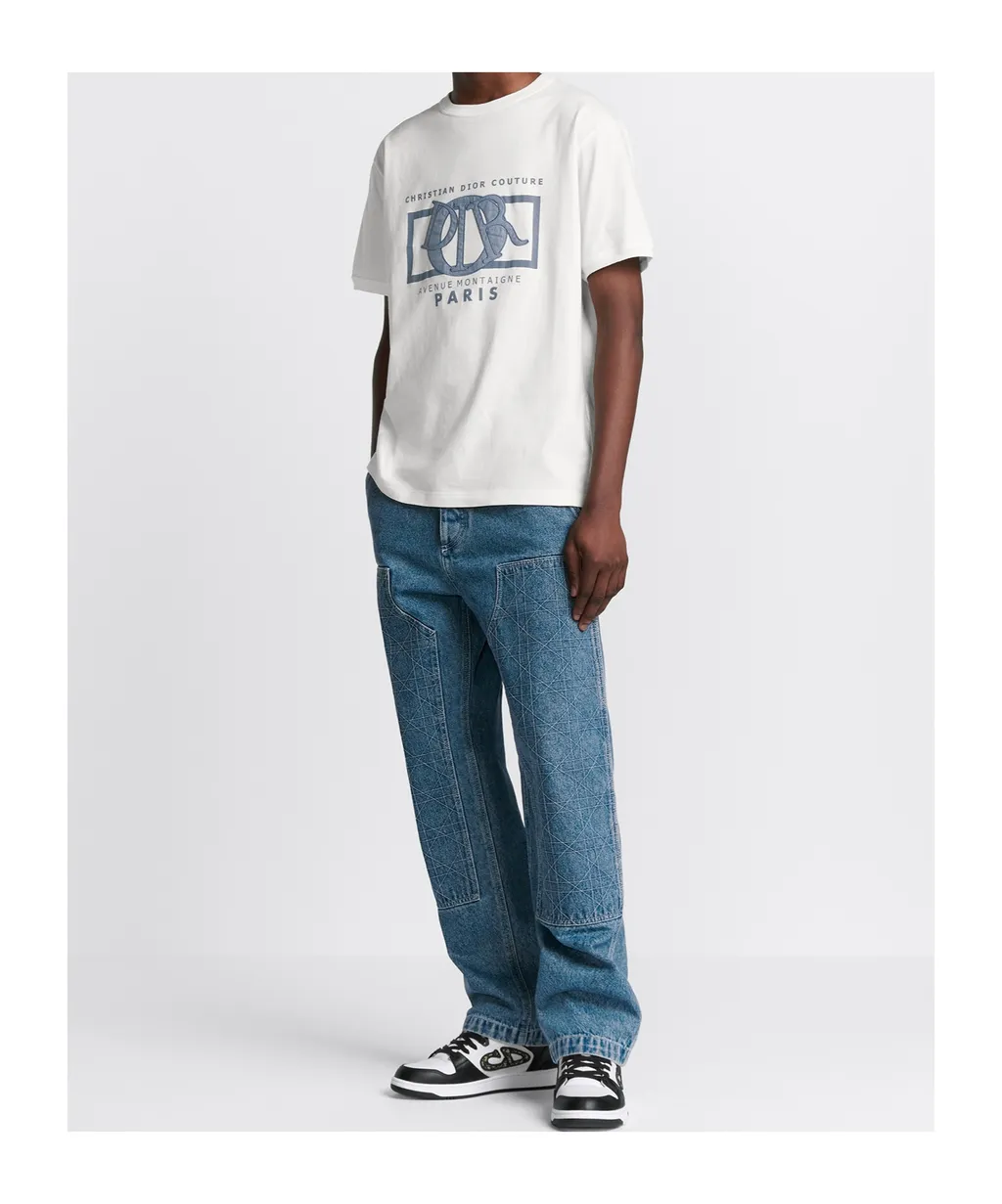 Charm Logo Print Crewneck T-Shirt