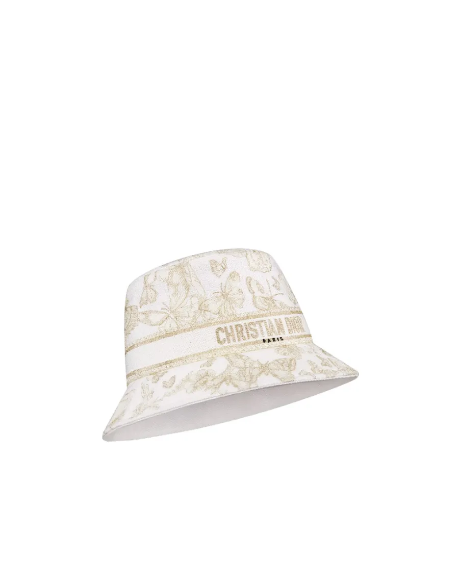 D-Bobby Toile De Jouy Mexico Small Brim Bucket Hat