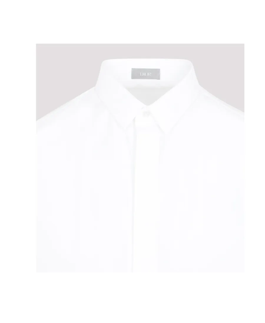 Bee Embroidered Long-Sleeved Shirt