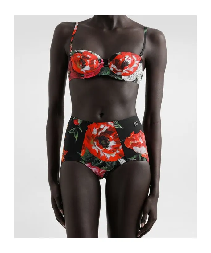 Floral Printed Two-Piece Swimsuit