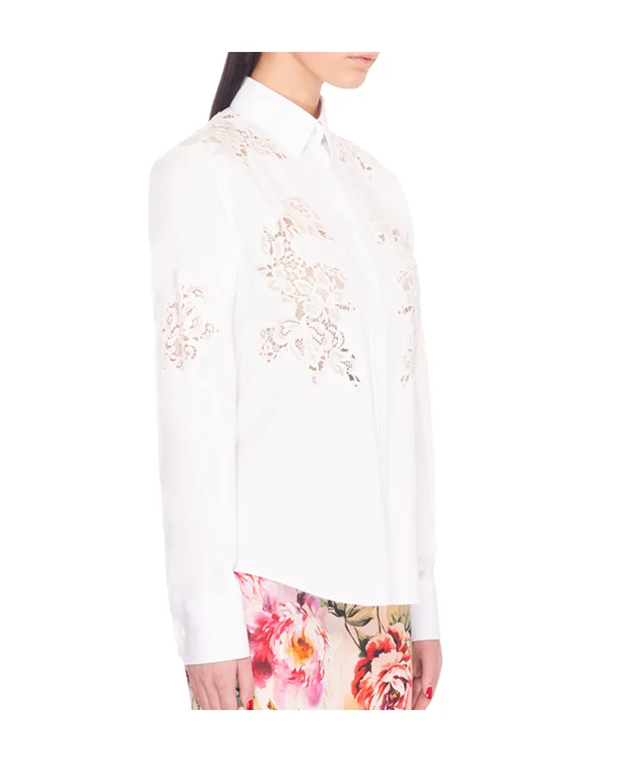 Lace Inserts Shirt