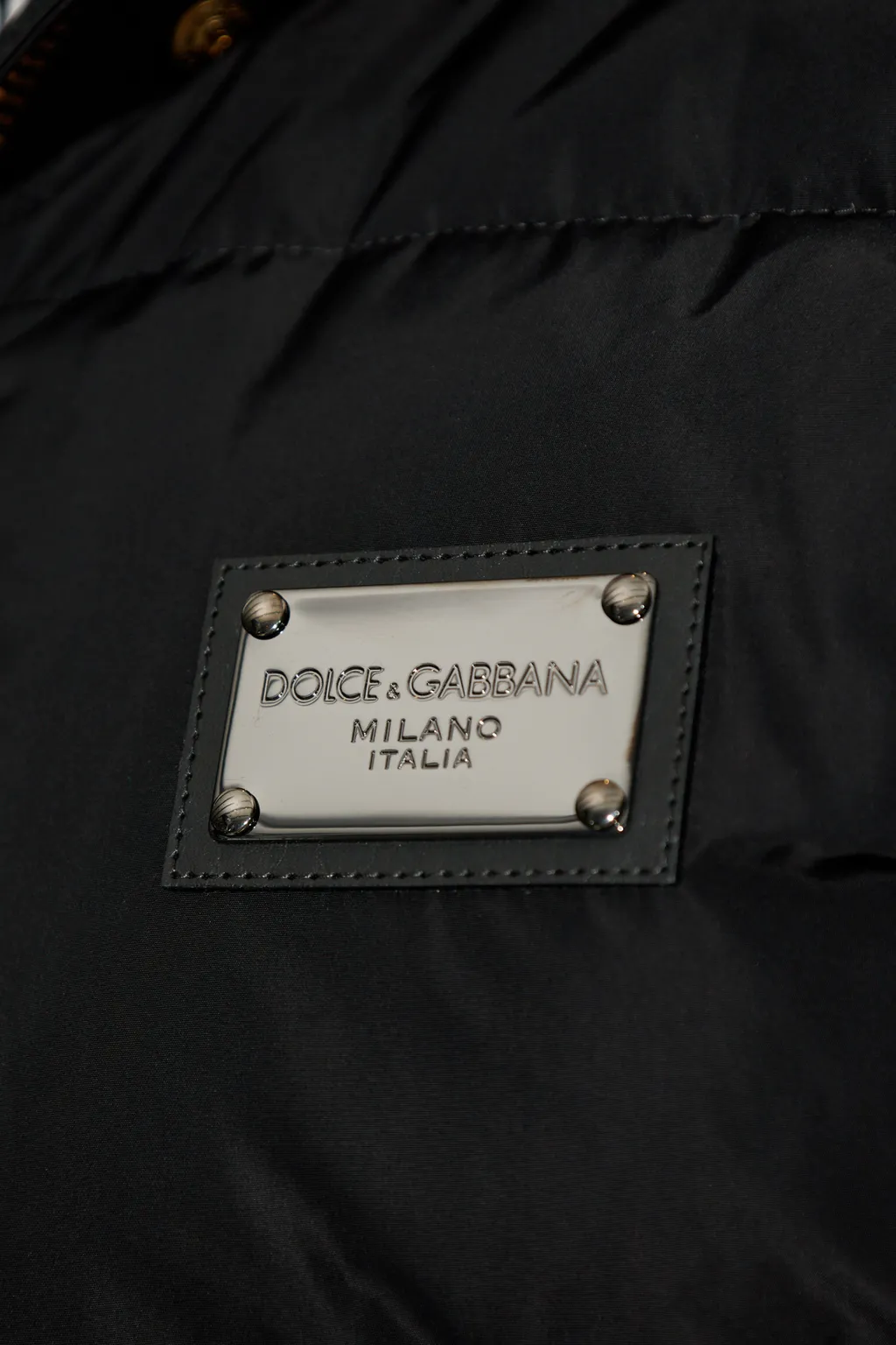 Logo Plaque Down Jacket