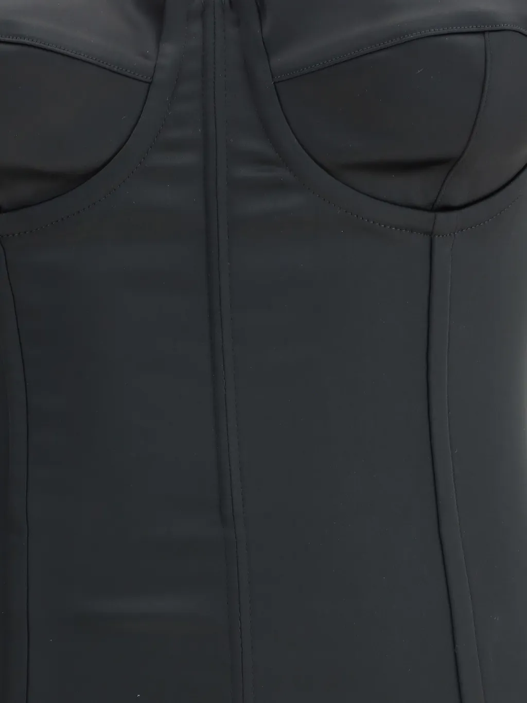 Satin Bustier Mini Dress