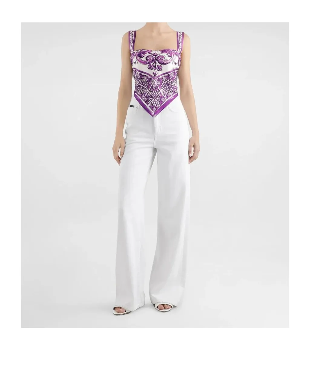 Majolica-Printed Top