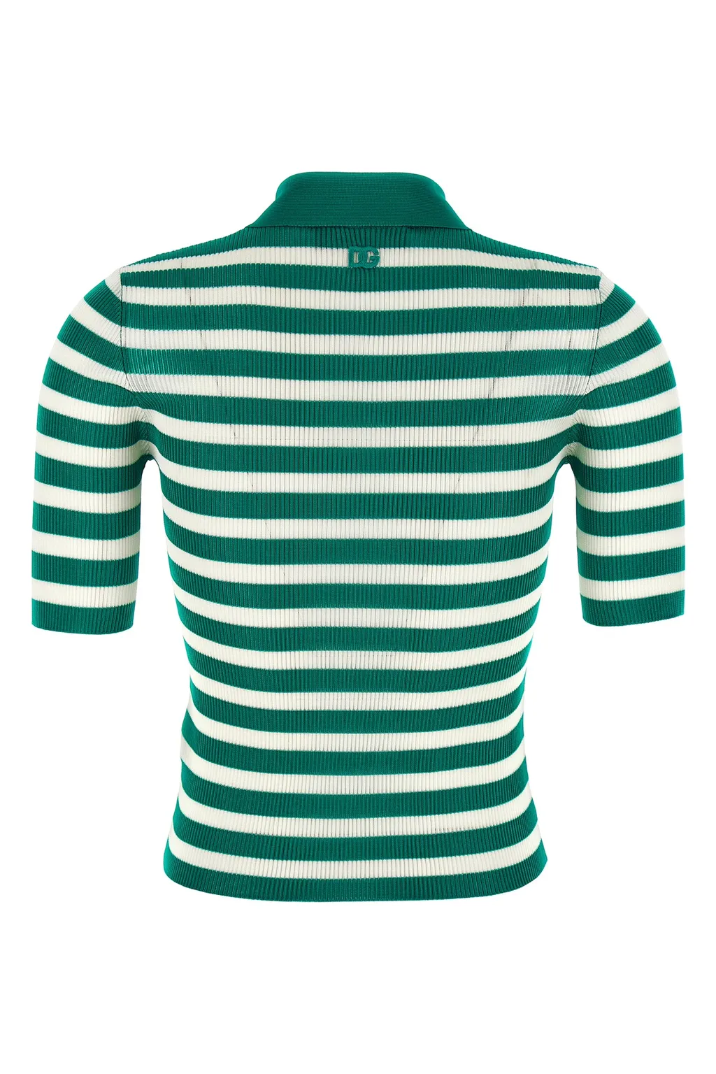 Striped Short-Sleeve Polo Shirt
