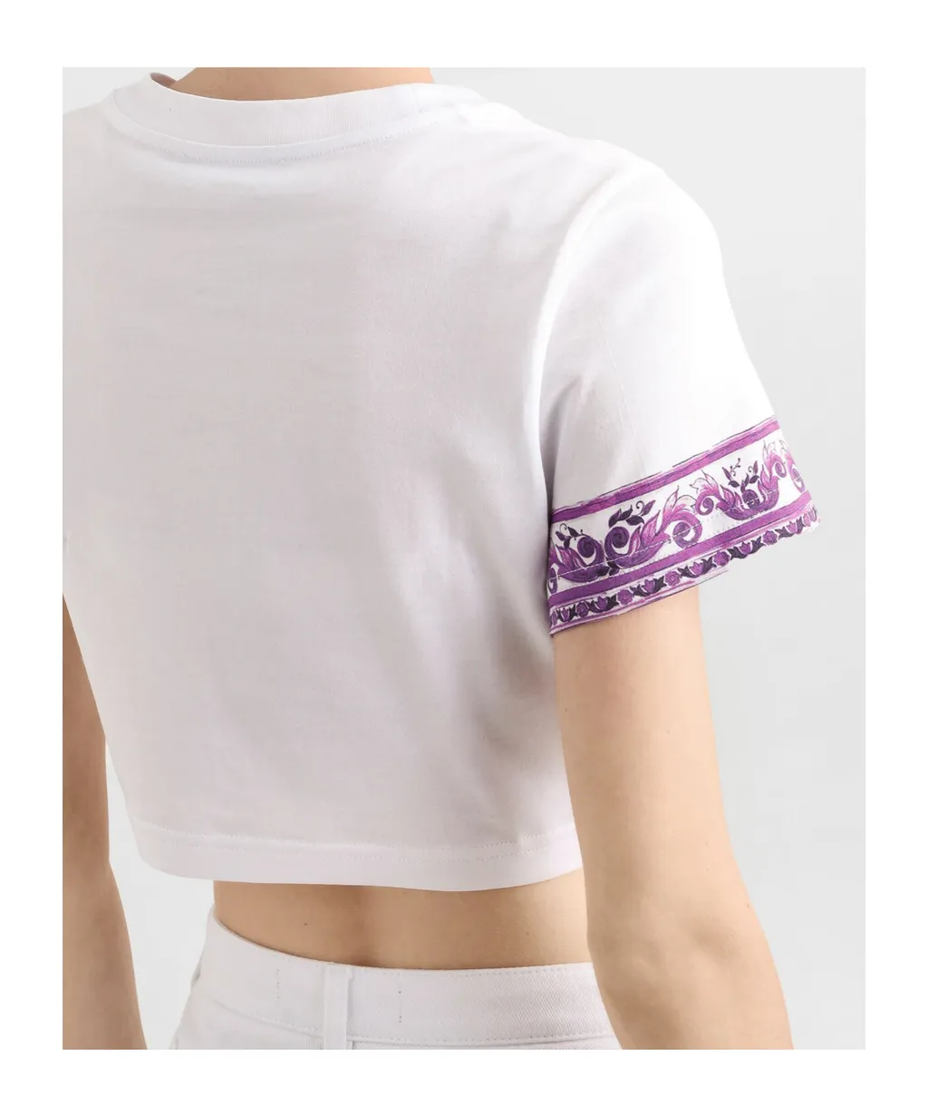 Majolica Printed Short-Sleeved T-Shirt