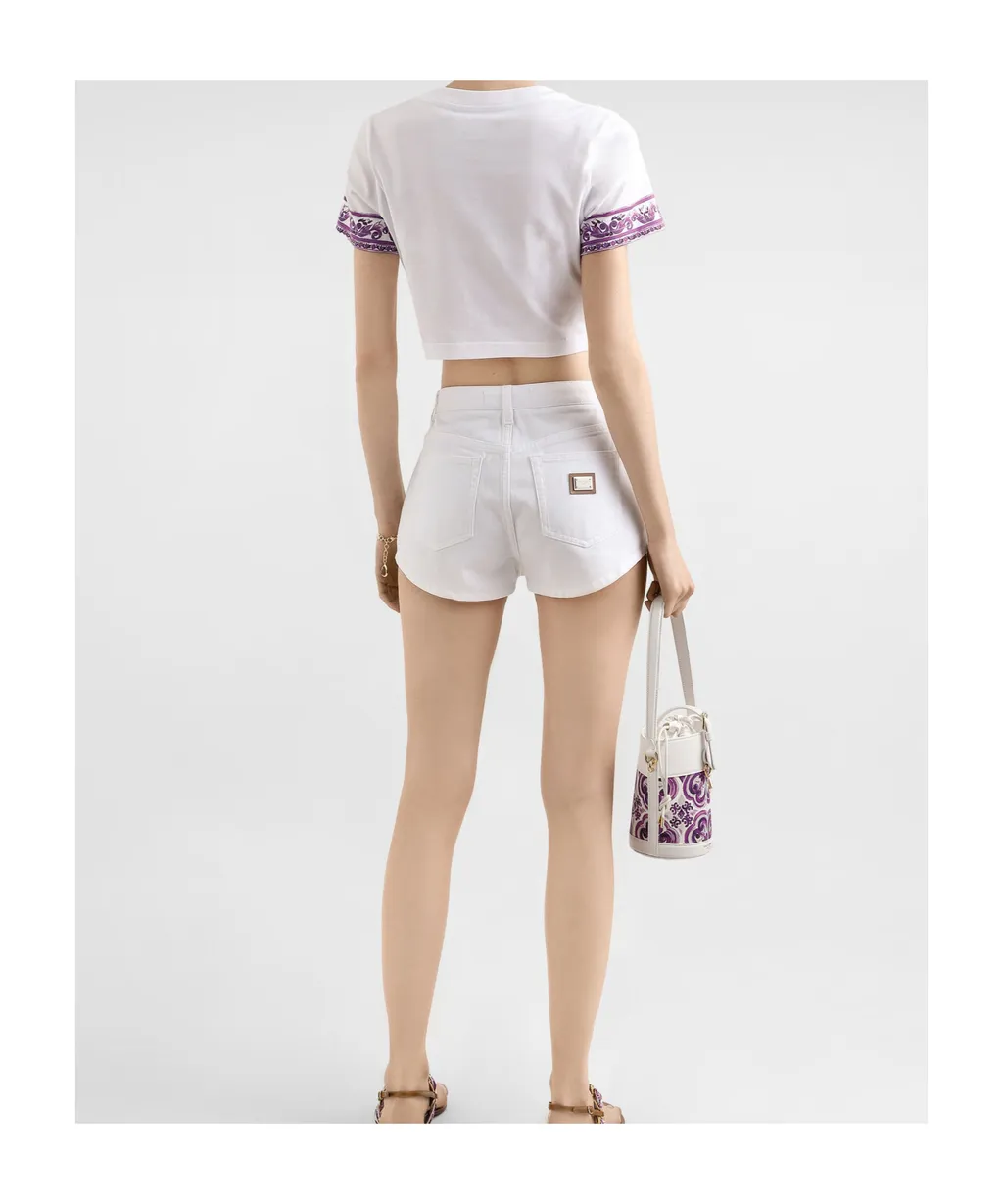 Majolica Printed Short-Sleeved T-Shirt