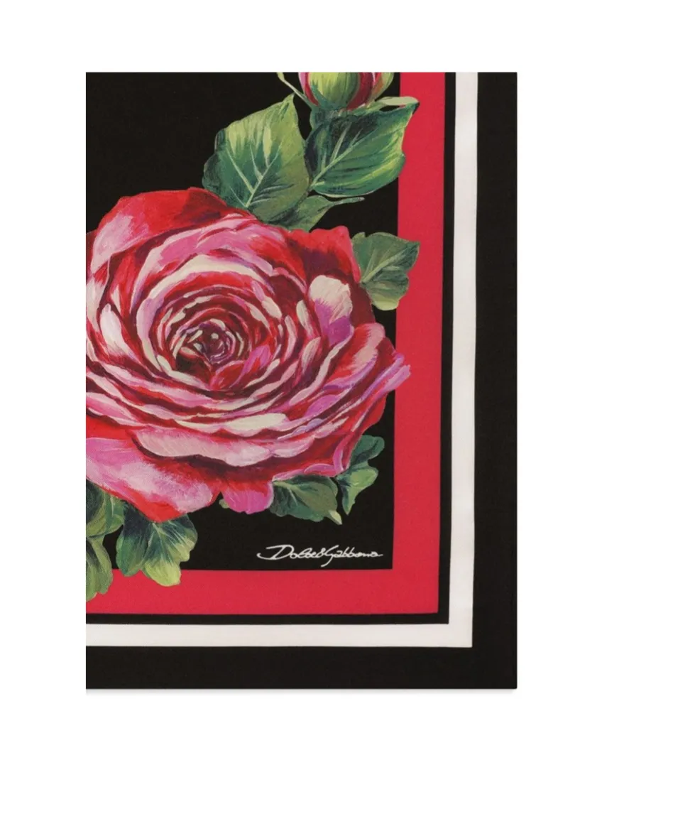 Floral Print Foulard
