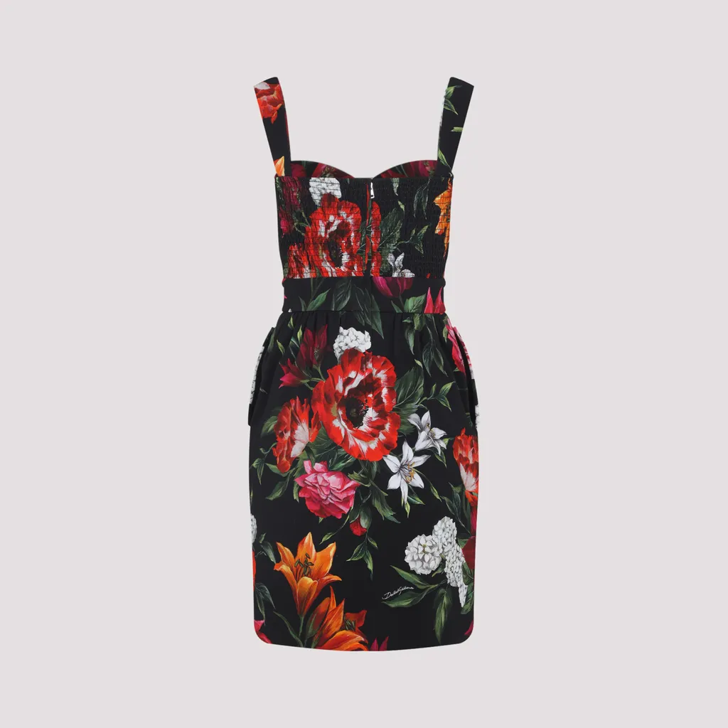 Floral-Print Mini Dress