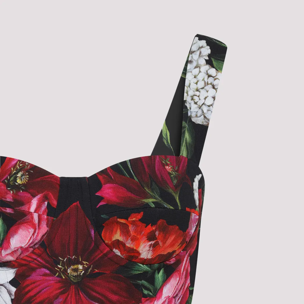 Floral-Print Mini Dress