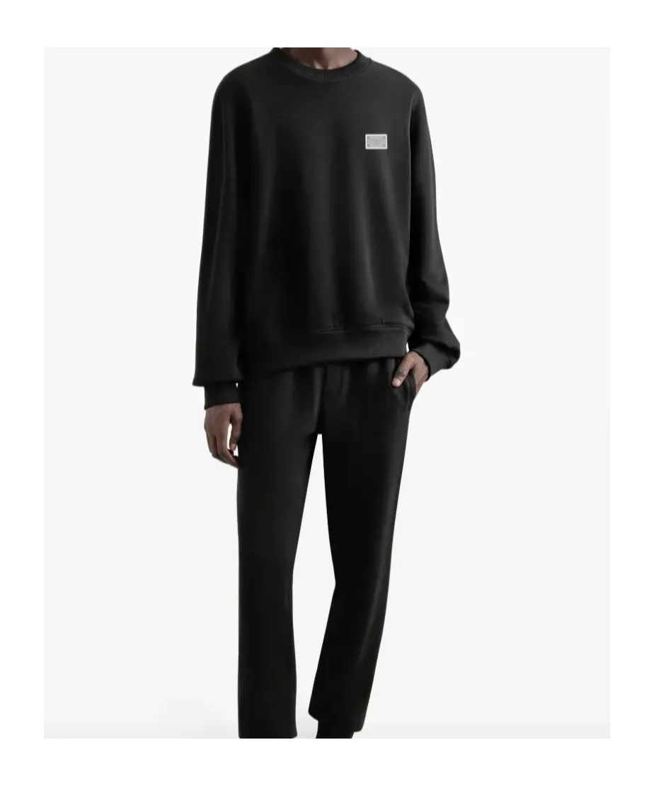 Logo Plaque Sweatshirt