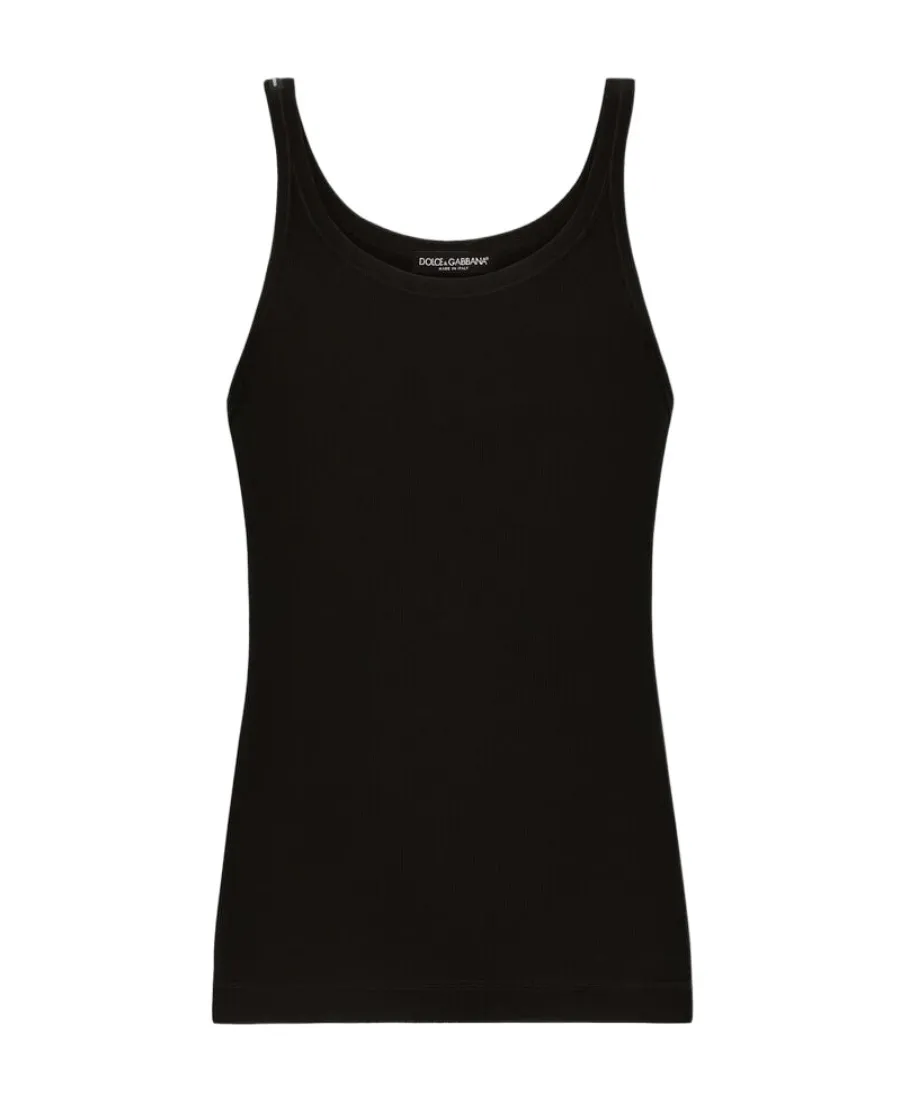 Ribbed-Knit Tank Top