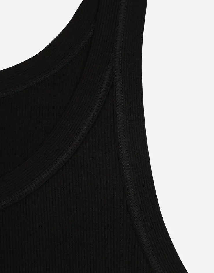 Ribbed-Knit Tank Top