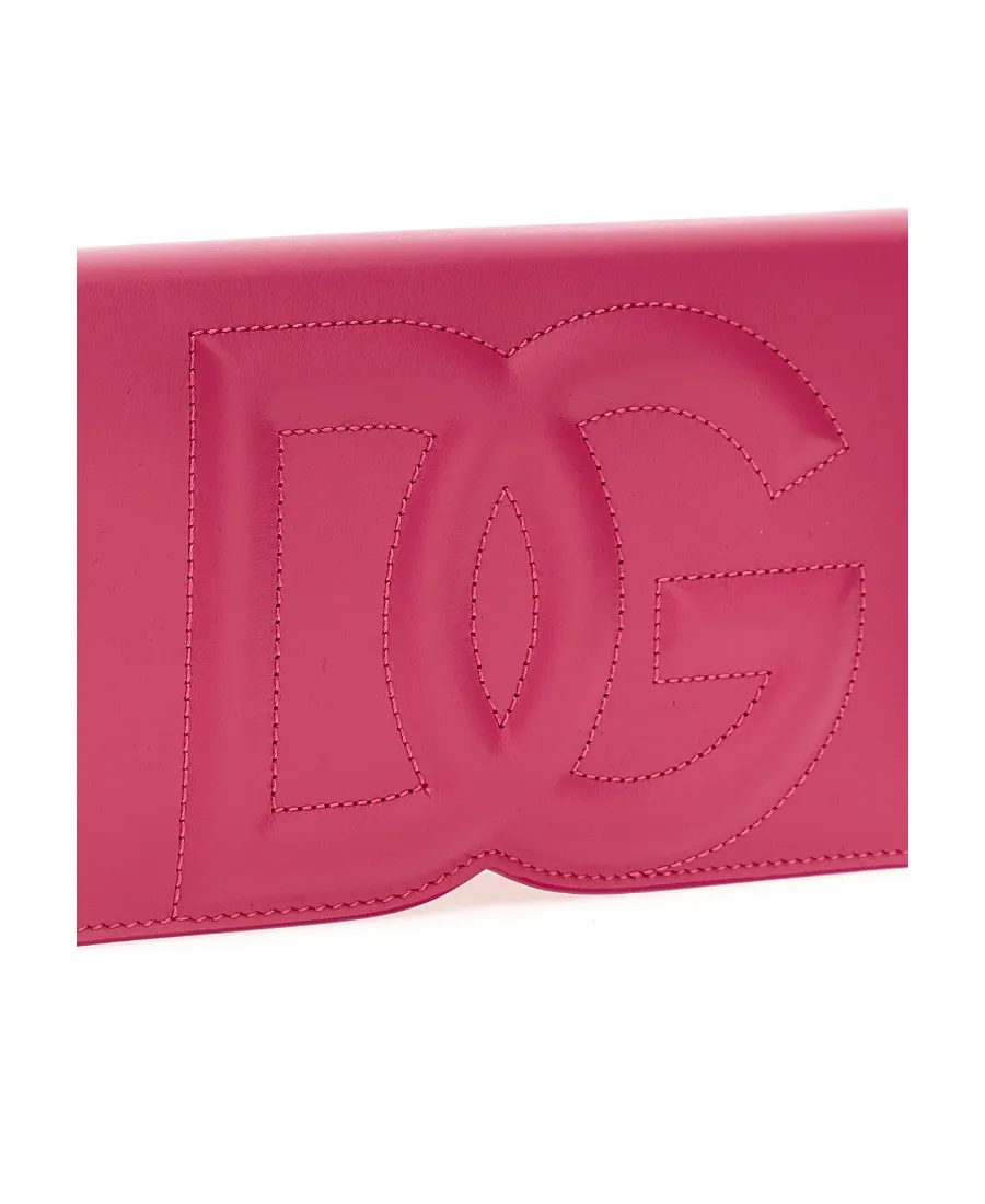 Logo Embossed Small Shoulder Bag