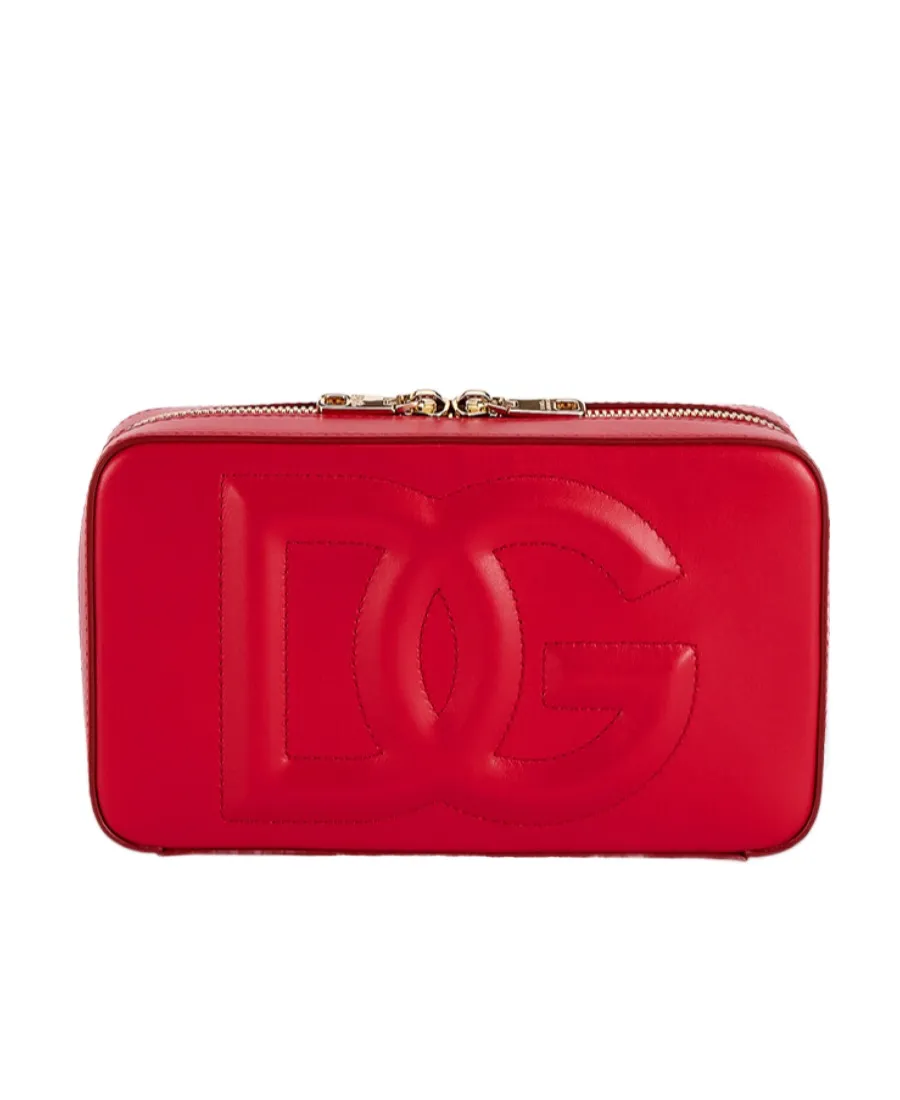 Logo-Embossed Small Camera Bag