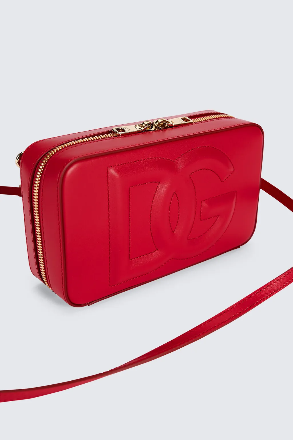 Logo-Embossed Small Camera Bag