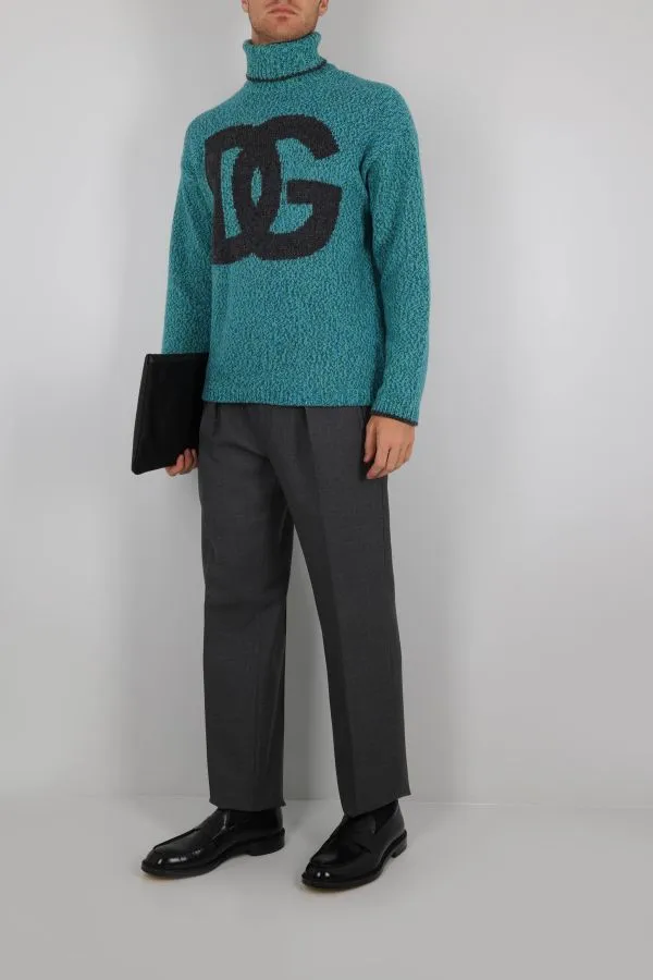 Roll-Neck Knitted Jumper