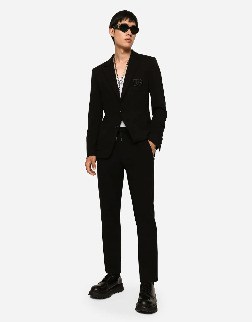 Dg Patch Jersey Jogging Pants