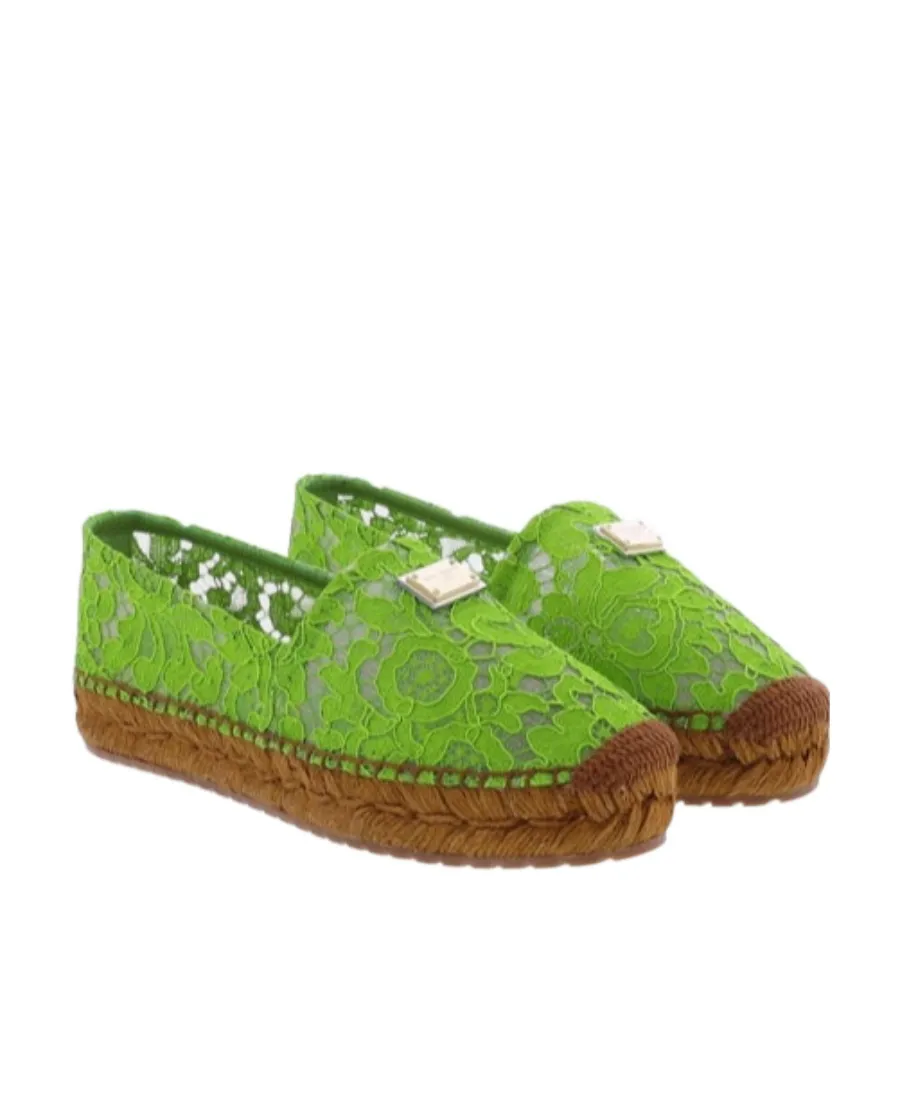 Logo Plaque Slip-On Espadrilles
