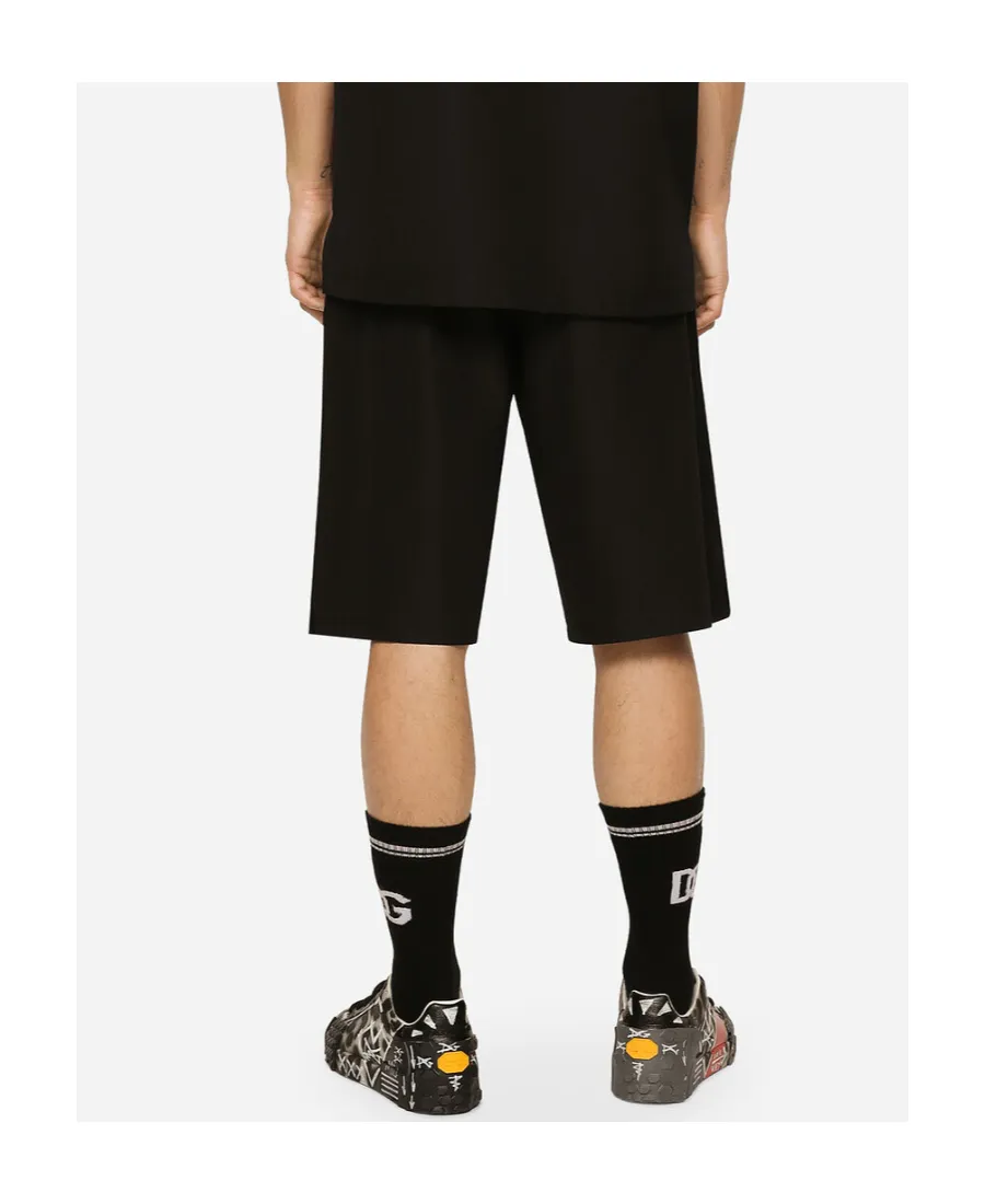 Knee-Length Drawstring Shorts