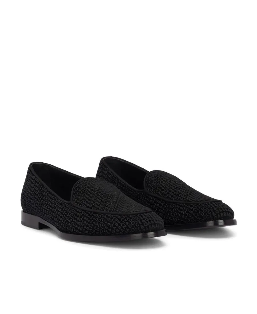 All-Over Logo-Printed Loafers