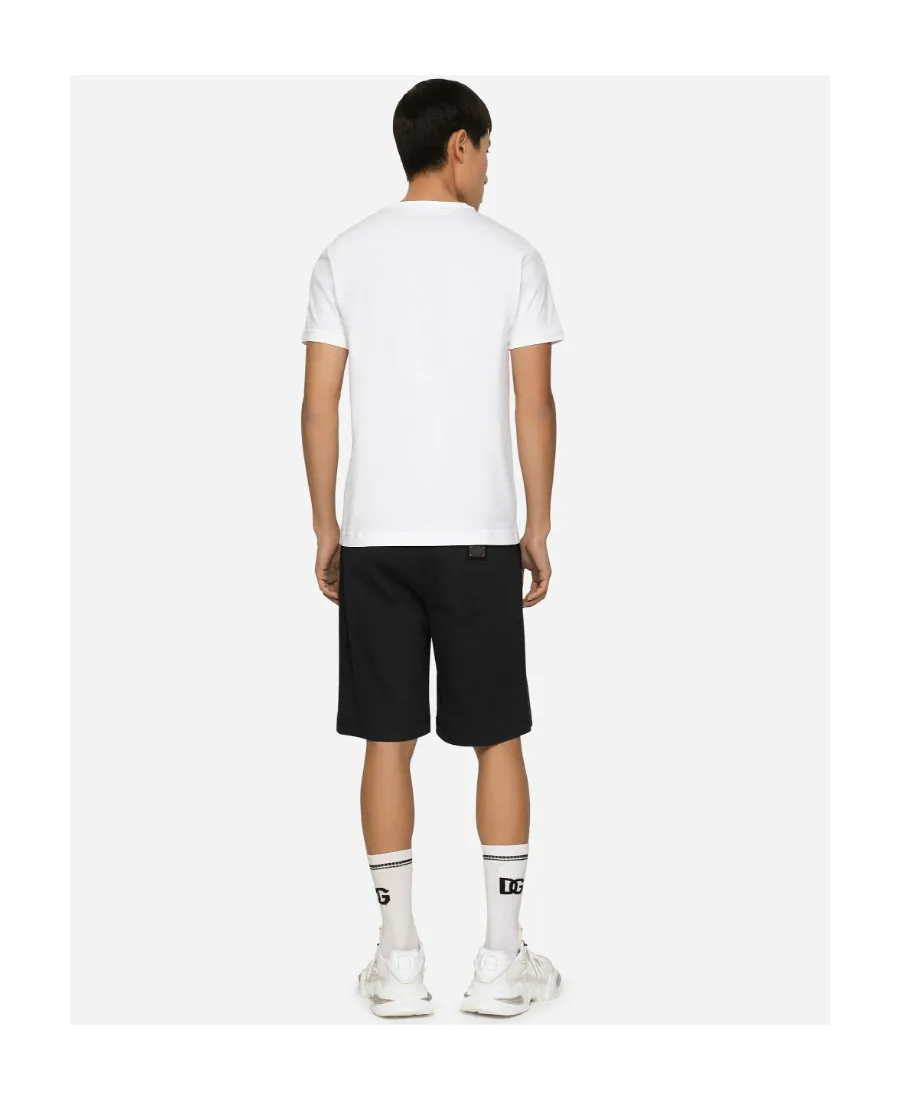 Logo Patch V-Neck T-Shirt