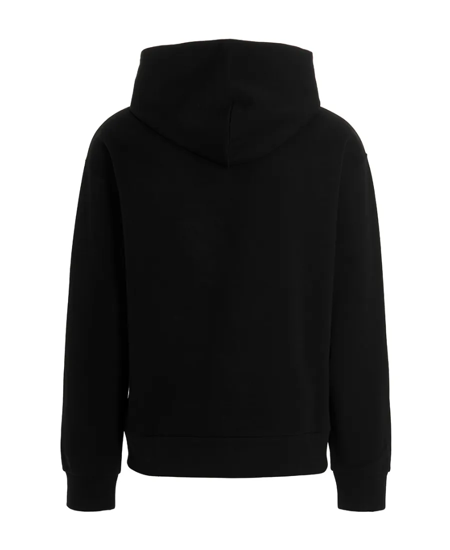 Logo Embroidered Drawstring Hoodie