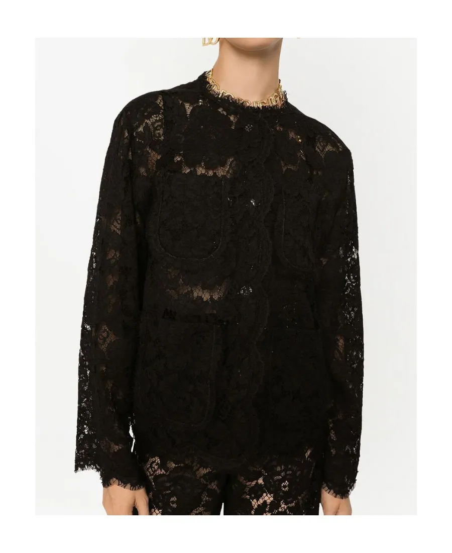Long-Sleeved Lace Jacket