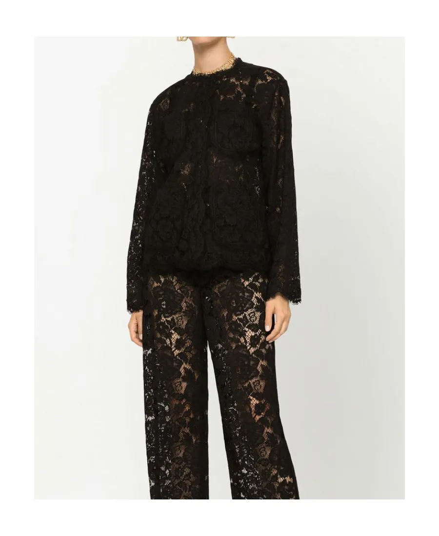 Long-Sleeved Lace Jacket