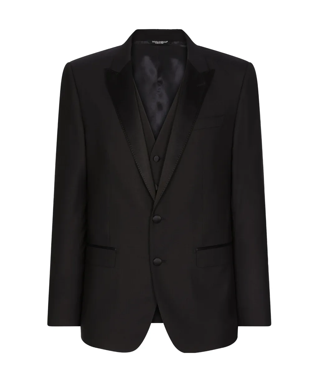 Single-Breasted Three-Piece Tuxedo Suit
