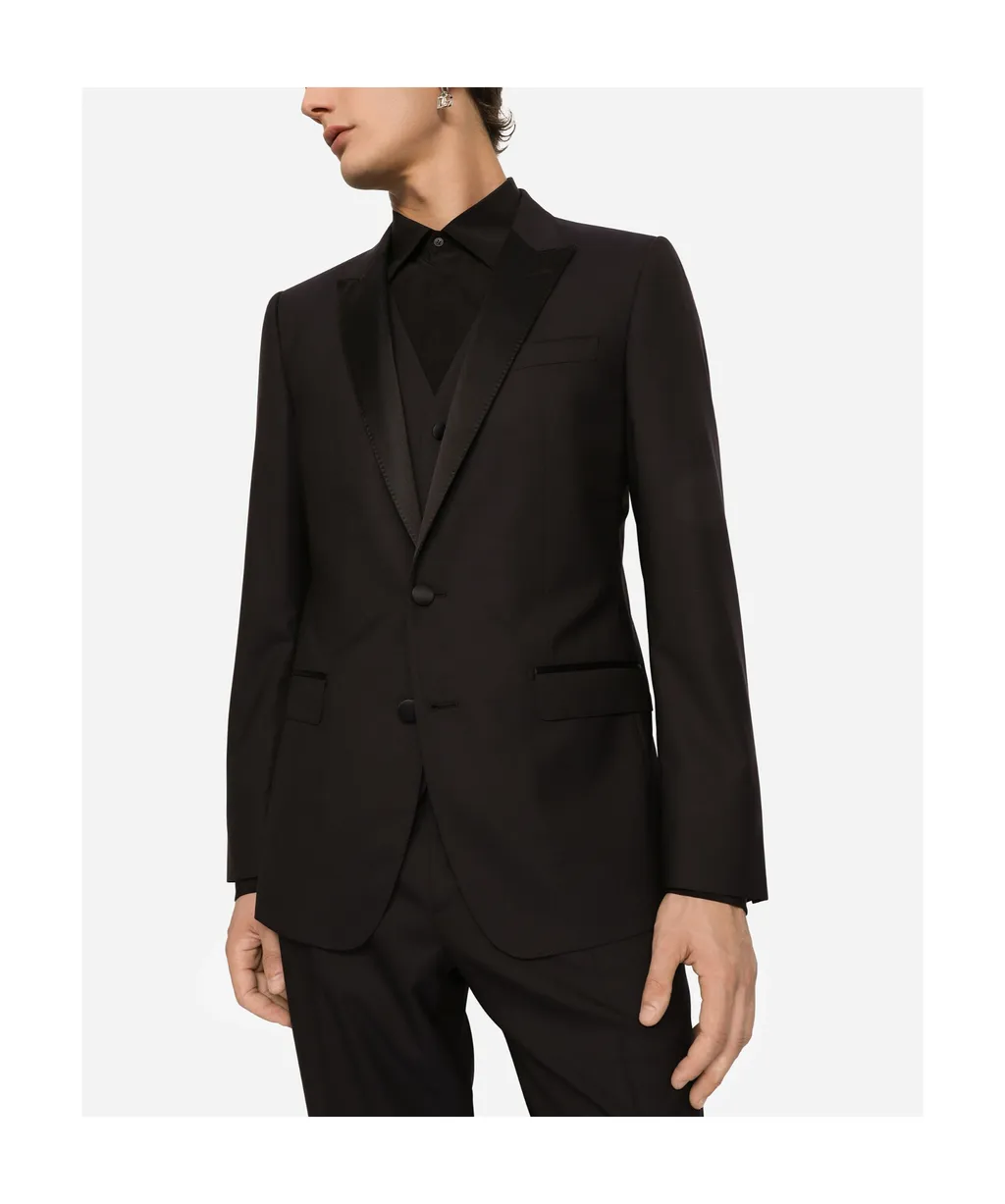 Single-Breasted Three-Piece Tuxedo Suit