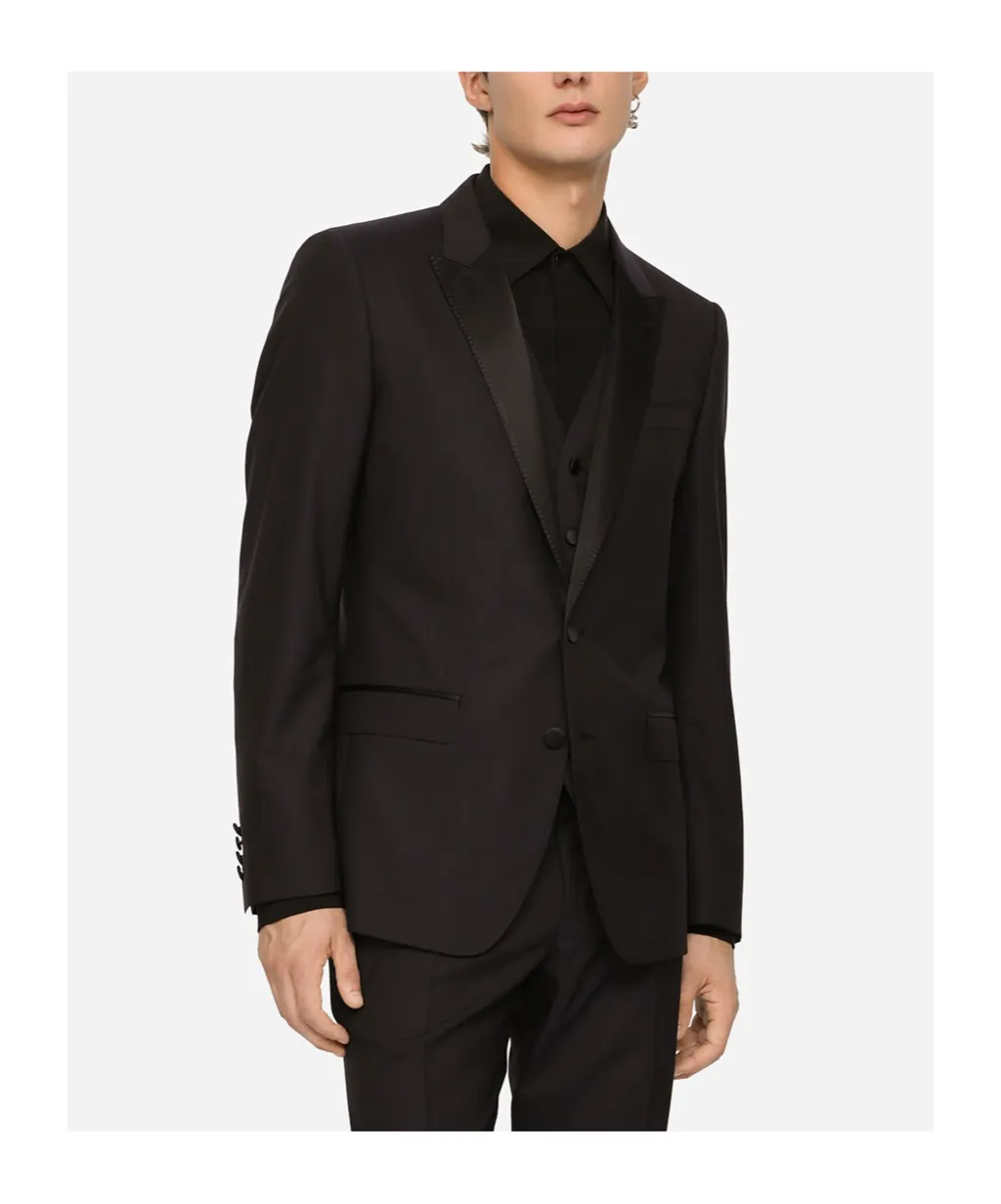 Single-Breasted Three-Piece Tuxedo Suit