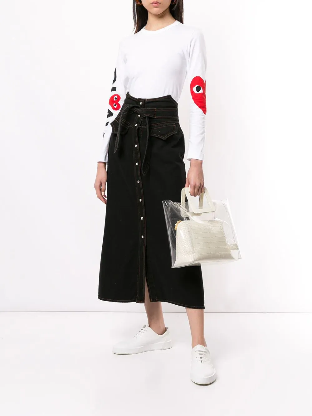 Logo-Print Crew Neck Top
