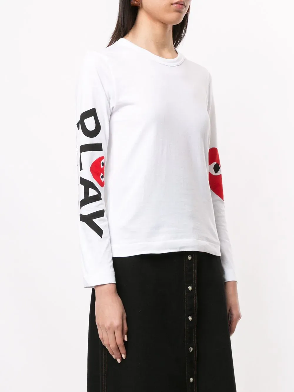 Logo-Print Crew Neck Top