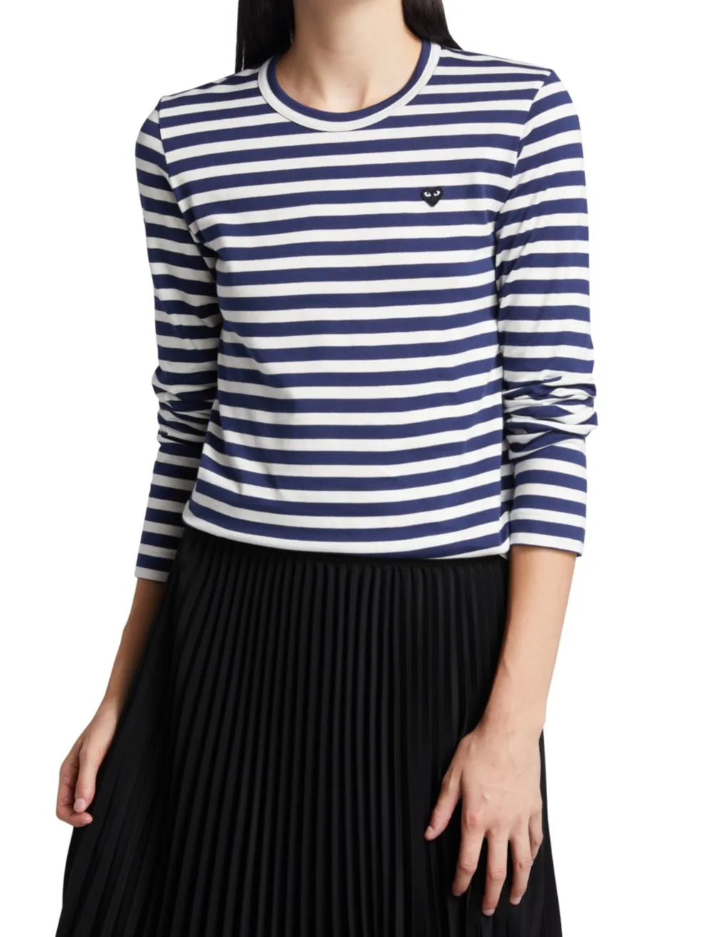 Love Decal Striped T-Shirt