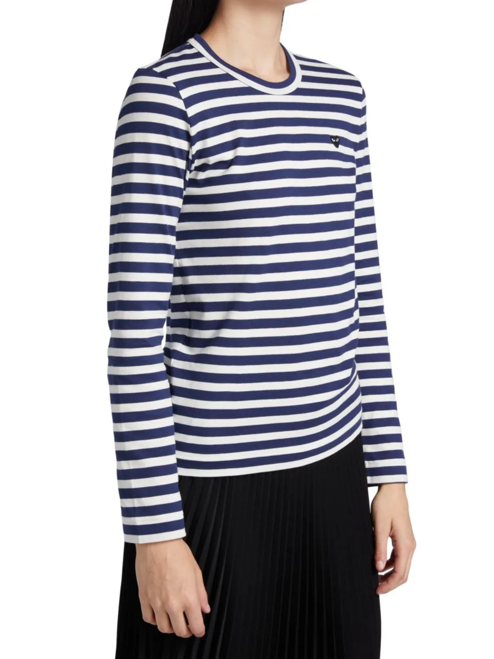 Love Decal Striped T-Shirt