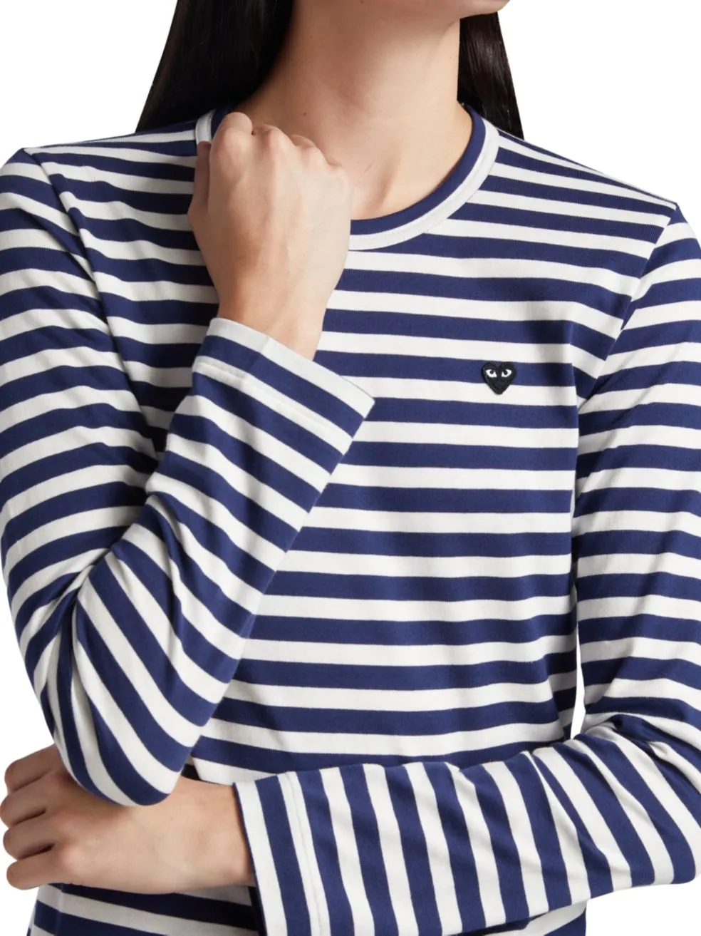 Love Decal Striped T-Shirt