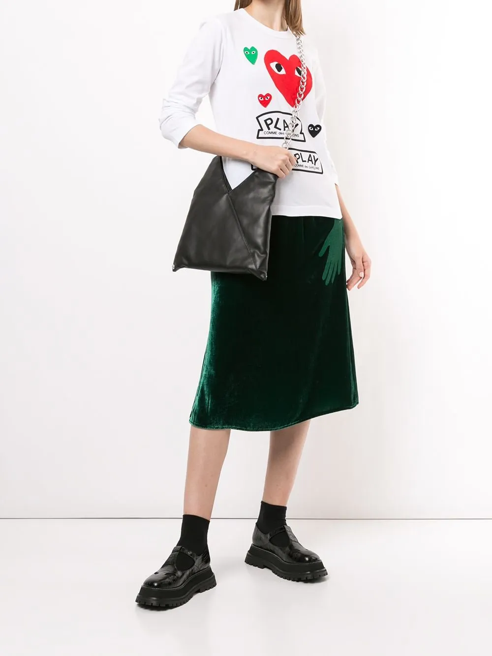 Logo Print Long Sleeve T-Shirt