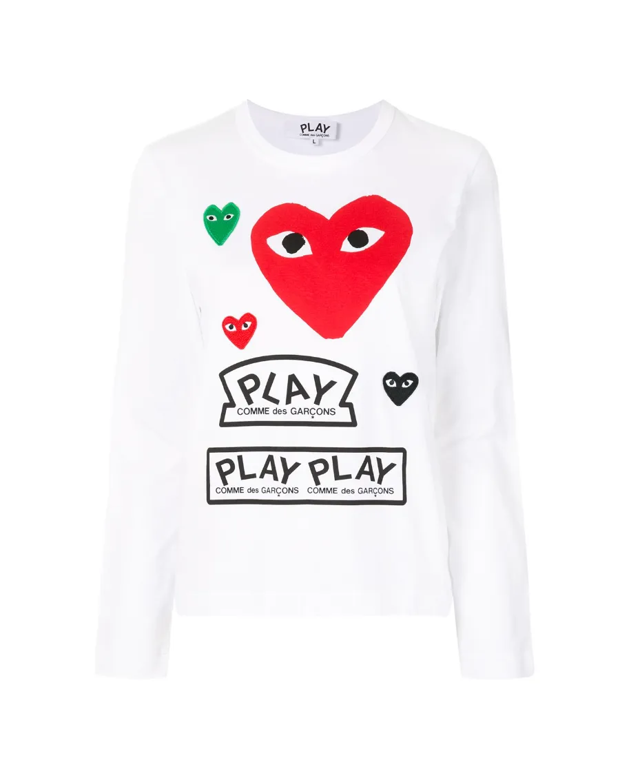 Logo Print Long Sleeve T-Shirt