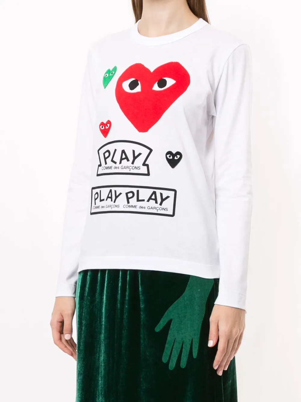 Logo Print Long Sleeve T-Shirt