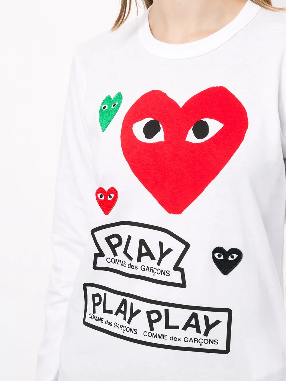 Logo Print Long Sleeve T-Shirt