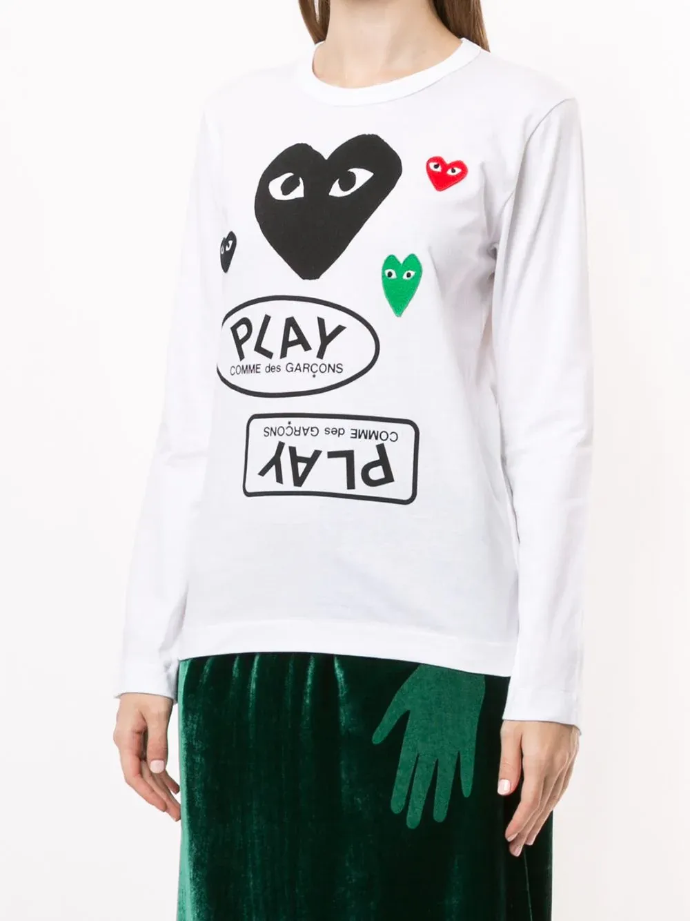 Logo Print Long Sleeve T-Shirt