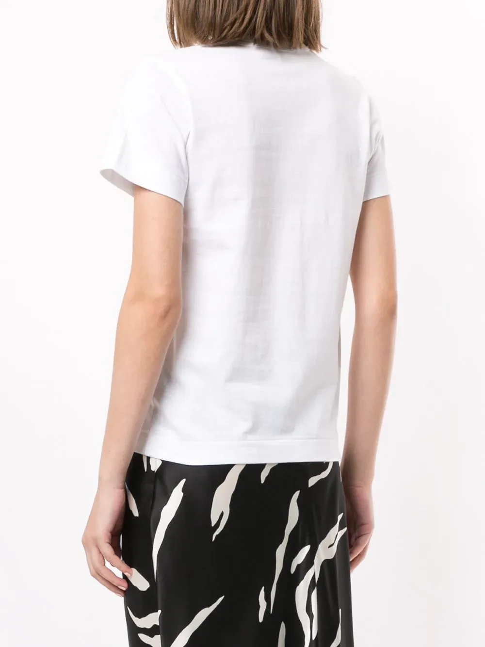 Play Heart Print Logo Patch T-Shirt