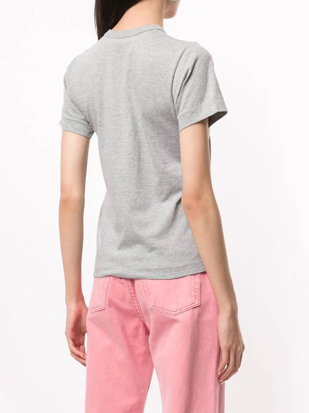 Logo Embroidered Crew Neck T-Shirt